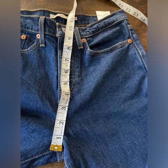 Levi’s premium WEDGIE ICON FIT ANKLE WOMEN'S JEANS size 27 dark Wash but… - Picture 14 of 15